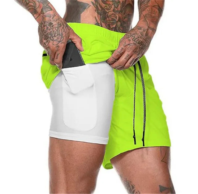 Shorts Para Treino 2 em 1 Esporte Air Effect