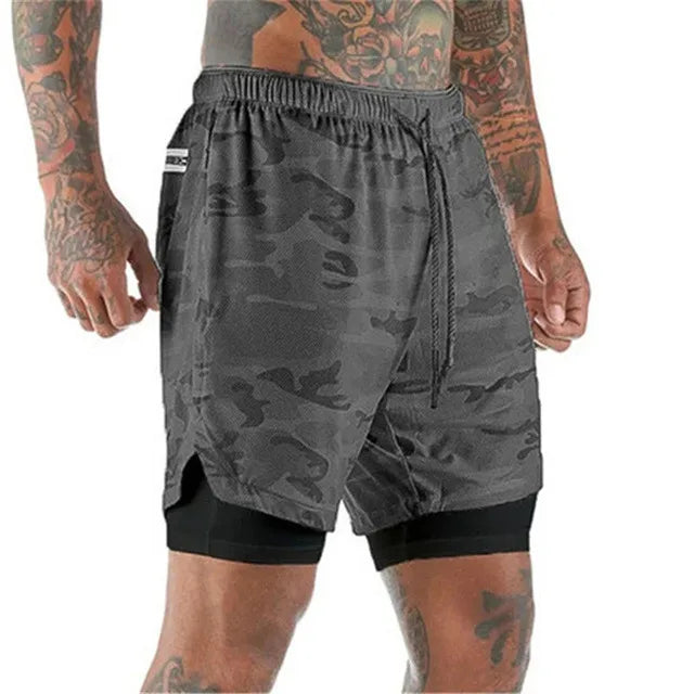 Shorts Para Treino 2 em 1 Esporte Air Effect