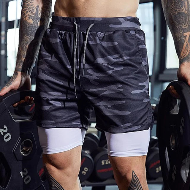 Shorts Para Treino 2 em 1 Esporte Air Effect